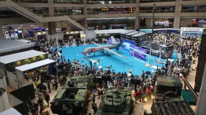 台北航太展上台军推出两款新导弹 还没服役就落后