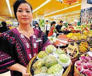 中国是泰国农产品最大的海外市场