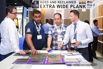 中东迪拜地面及墙面装饰材料展览会正火热开幕