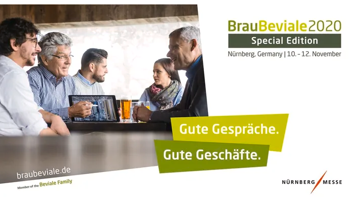 2020德国啤酒工业展BrauBeviale转至线上，下届展会时间确认